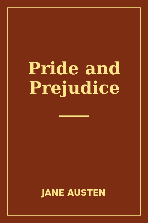 Pride and Prejudice cover